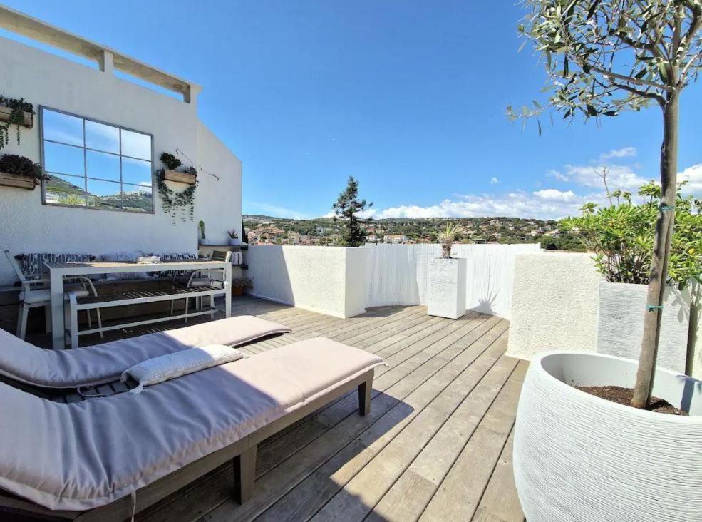 Le Rooftop - Hyper Centre - 5 Pers - Climatisation Apartman Cassis Kültér fotó